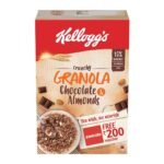 Kellogg's Crunchy Granola Chocolate & Almonds, 450 g | Breakfast Cereal | Multigrain Flakes - Fast UK Delivery