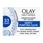 Olay 4-In-1 Daily Facial Cloths, Combination/Oily Skin 33 Count - Fast UK Delivery