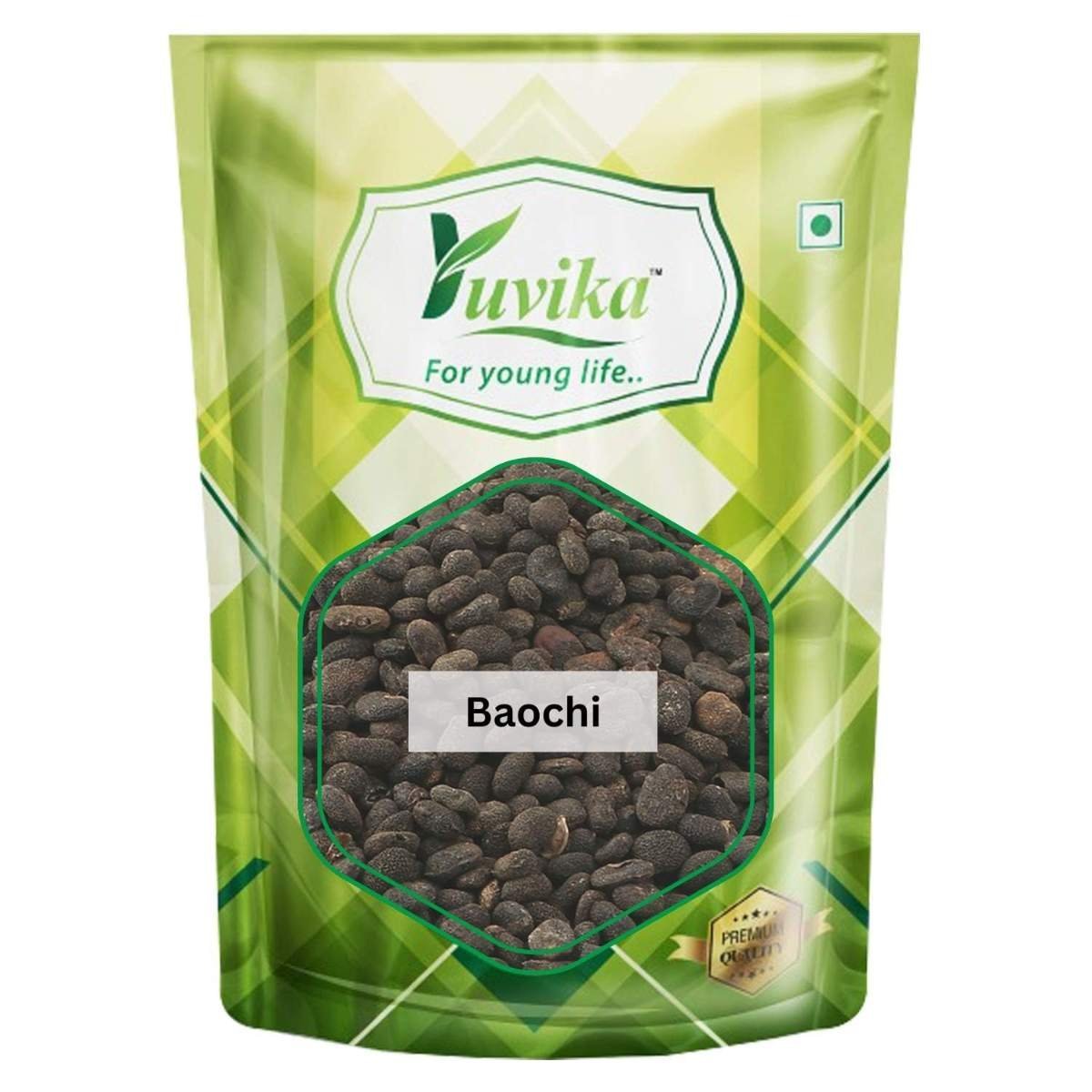 uk7175IKJIRIL-1.jpg YUVIKA Baochi - Babchi - Bavchi - Psoralea Corylifolia - Purple Fleabane (400 Grams) - Fast UK Delivery - Image 1