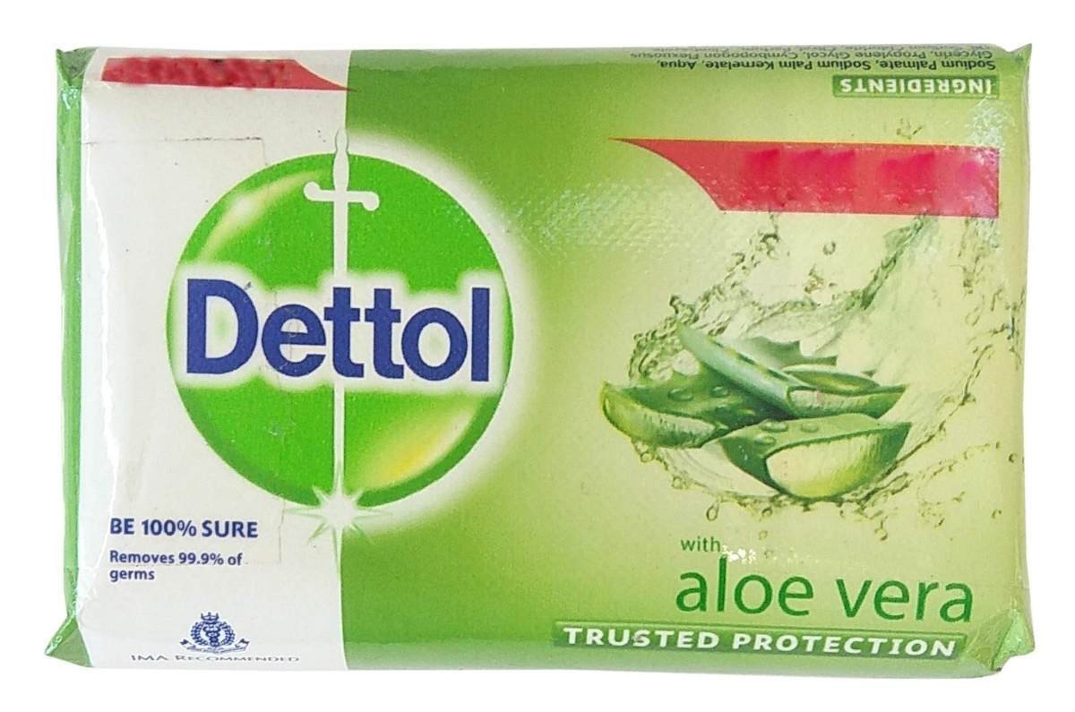uk717TTkoiY5L-1-1.jpg Dettol Bathing Bar Soap, Aloe, 100 g (Pack of 3) - Fast UK Delivery - Image 1
