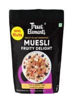 True Elements Fruity Nutty Delight Muesli 700g - 100% Wholegrain | Made with 17% Millets | Rich in Fibre & Protein | Breakfast Cereal | Diet Food - Fast UK Delivery