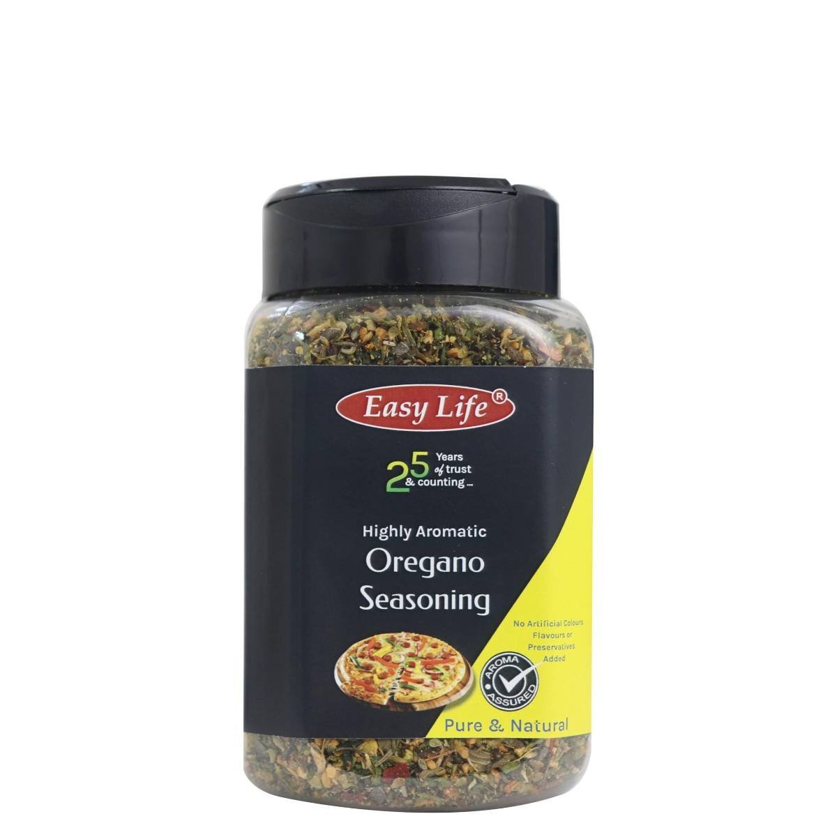 uk717gl7KR2gL-1-1.jpg Easy Life Oregano Seasoning 125g I Ideal Blend I Mix of Herb and Spice with Chili Flakes for Pizza Pasta I Versatile Chefs Choice I Powder Spices and Herbs I Contains Garlic - Fast UK Delivery - Image 1