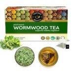 TEACURRY Wormwood Tea (1 Month Pack, 30 Tea Bags) - Helps with Digestion, Ulcer and Liver Care Premium Himalayan Artemisia - Fast UK Delivery