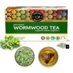 TEACURRY Wormwood Tea (1 Month Pack, 30 Tea Bags) - Helps with Digestion, Ulcer and Liver Care Premium Himalayan Artemisia - Fast UK Delivery