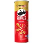 Kellogg's Pringles Potato Chips Original Flavour, 107 grams | Snack Food - Fast UK Delivery
