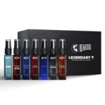 Beardo Legendary 7 Assorted Perfume Gift Set for Men 7X8ml with Long Lasting Fragrances | Travel Pack with Mariner Whisky Smoke Dark Side God Father Tsunami & Black Musk | Valentines day gift for husband | Gift for boyfriend | Gift for Men - Fast UK Delivery
