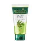 Biotique Tea Tree Skin Clearing Normal to Oily Skin Face Wash, 150 ml | Treats Acne, Pimples, Clear Skin - Fast UK Delivery