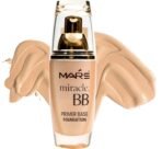 MARS Light Weight Bb Primer Base Matte Full Coverage Foundation Cream For Normal Skin(Ivory-101, 60 Ml), Pack Of 1 - Fast UK Delivery