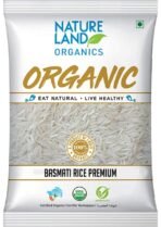 Natureland Organics Basmati Rice Premium 1 Kg - Organic Rice - Fast UK Delivery
