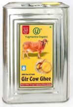 Yugmantra Organic Foods Pure Natural Desi A2 Milk Gir Cow Ghee (5 LTR - TIN CAN) - Fast UK Delivery - Image 4