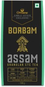 GOODRICKE Borbam Single Estate Assam CTC Tea - 150 grams | 100% Pure & Natural Loose Leaves | Iresistible Aroma - Fast UK Delivery