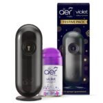 Godrej aer Matic Kit (Machine + 1 Refill) - Automatic Room Fresheners with Flexi Control Spray | Violet Valley Bloom | 2200 Sprays Guaranteed | Lasts up to 60 days (225ml) - Fast UK Delivery