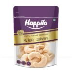 Happilo 100% Natural Premium Whole Cashews 500 g Value Pack | Whole Crunchy Cashew | Premium Kaju nuts | Nutritious & Delicious | Gluten Free & Plant based Protein - Fast UK Delivery