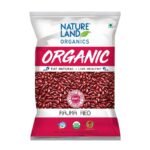 Natureland Organics Rajma Red 500 Gm - Organic Healthy Rajma - Fast UK Delivery