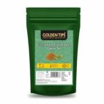 Golden Tips Loose Leaves Green Tea Cinnamon Cardamom (Elaichi) (100 Gram, 50 cups) - Fast UK Delivery