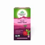 ORGANIC INDIA Chamomile Tulsi Sweet Rose Tea - 25 Infusion Bags - 40 Gm