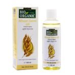 INDUS VALLEY BIO ORGANIC Cold Pressed Wheat germs Carrier Oil - 100% Pure and Natural- Suitable for All Skin Types Pure Oil, Use for Hair Care, Skin Care (100ml) - Fast UK Delivery