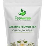 Tea Aroma Jasmine Flower Tea | Caffeine-Free, Pure & Floral Aromatic Tea for Stress Relief & Relaxation | 30g - Fast UK Delivery