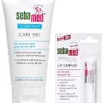 Sebamed Clear Face Care Gel, 50ml & SebaMed SPF 30 Lip Defense Stick, 4.8g - Fast UK Delivery