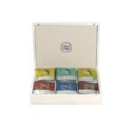 Chai Craft Boxful of Memories White Wooden Gift Box | Assorted Tea Collection (30 Tea Bags, 6 Flavours) - Fast UK Delivery