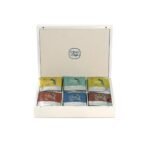 Chai Craft Boxful of Memories White Wooden Gift Box | Assorted Tea Collection (30 Tea Bags, 6 Flavours) - Fast UK Delivery