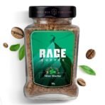 Rage Coffee Instant Coffee Mint Mocha Glass Jar 100% Arabica Beans infused with Plant based Vitamins| Hot & Cold Coffee | Strong Aroma with Rich Taste - 50g - Fast UK Delivery