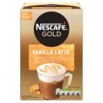 Nescafe Gold Vanilla Latte Coffee, 5.22 oz 148 g - Fast UK Delivery