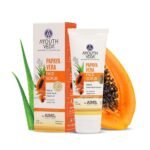 Ayouthveda Papaya Vera Face Scrub With Walnuts, Green Tea & Vitamin-E For Radiant & Glowing Skin 100gm - Fast UK Delivery