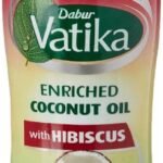 Dabur Vatika Enriched Coconut Hair Oil with Hibiscus - 300ml | For Thicker, Stronger Hair | Extra Hairfall Control | Keeps Hair Nourished & Beautiful - Fast UK Delivery