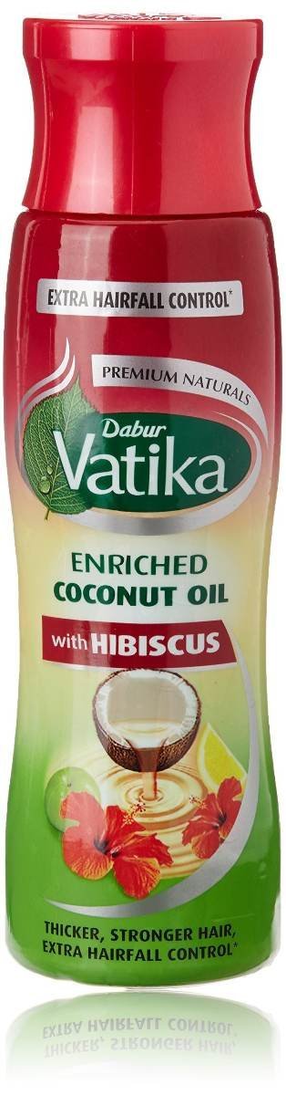 uk71DPdOu92HL.jpg Dabur Vatika Enriched Coconut Hair Oil with Hibiscus - 300ml | For Thicker, Stronger Hair | Extra Hairfall Control | Keeps Hair Nourished & Beautiful - Fast UK Delivery - Image 1