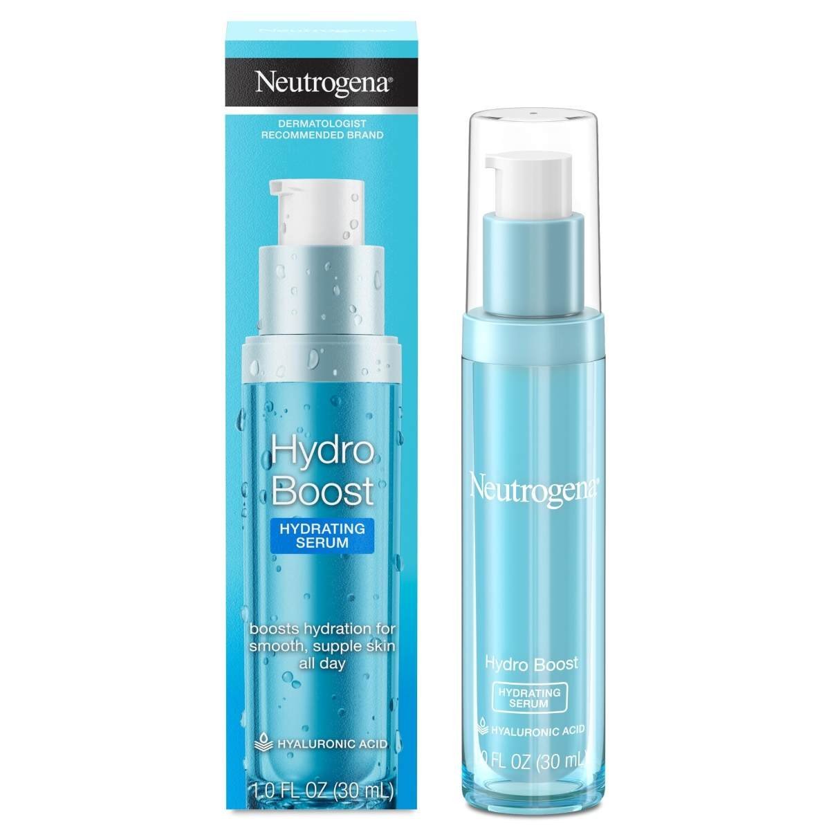 uk71Da3kmBy4L-1-1.jpg Neutrogena Hydro Boost Hydrating Hyaluronic Acid Serum, Oil-Free and Non-Comedogenic Face Serum Formula for Glowing Complexion, Oil-Free & Non-Comedogenic, 1 fl. oz - Fast UK Delivery - Image 1