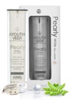 Ayouthveda Pearly White Day Cream With Natural SPF 15 | Nourishes Skin With Pearl, Pea- Extract & Milk Cream | For A Pearly Lusture, Hydrate & Radiant Skin | Suits Normal & Oily Skin (Pack Of 1-50Gm) - Fast UK Delivery