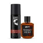 Beardo Whisky Smoke Perfume For Men |Eau De Parfum 50Ml + Body Spray Deo 120Ml | Spicy, Woody - Oudh | Long Lasting Mens Deodrant | Date Night Fragrance | Christmas gift for men | Gift For Friends | Gift for Men - Fast UK Delivery