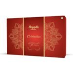 Happilo Dry Fruit Celebration Gift Box Kiwi 147g, Ideal for Festive Gifting, Almond, Cashew, Green Raisin, Party Snacks - Fast UK Delivery