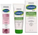Cetaphil Brightness Reveal Creamy Cleanser - 100 G & Daily Advance Ultra Hydrating Lotion For Dry/Sensitive Skin, 100 G - Fast UK Delivery