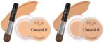 MILA Beaute Conceal It Pot Concealer | With SPF 15 & Vitamin-E For Face Makeup | Shade - (Sun Beige, 4g) Conceal It Pot Concealer For Face Makeup | Shade - (Pure Beige, 4g) - Fast UK Delivery