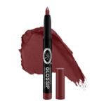 Fashion Colour Glossip Non-Transfer Lipstick | Long-Lasting 12 Hours Stay | Retractable Lip Crayon | One Swipe Application | Available in 19 Vibrant Shades (Mellow Maroon) - Fast UK Delivery