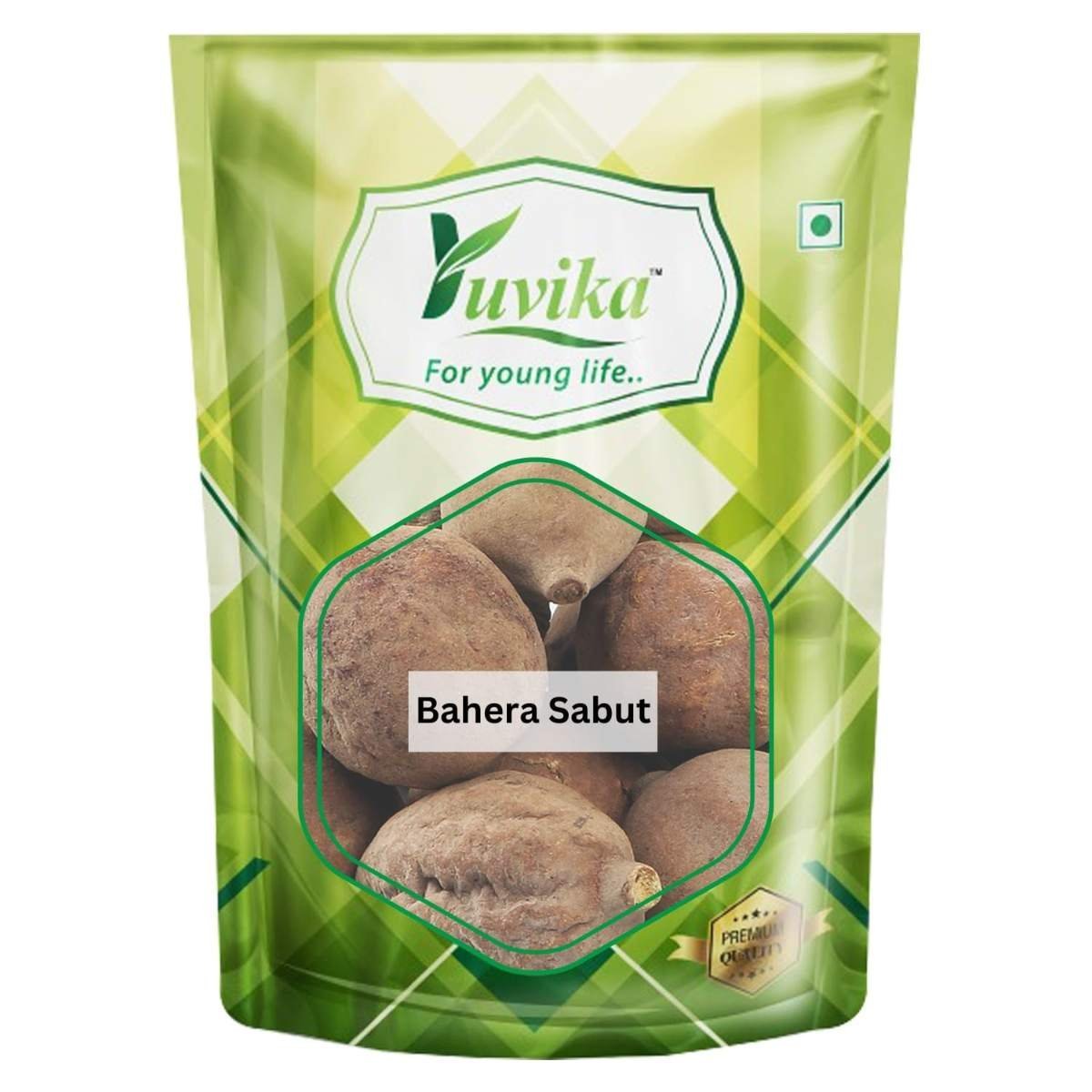 uk71EtqH33qmL-1.jpg YUVIKA Bahera - Baheda Sabut - Bibhitaki - Terminalia Bellirica - Bahera Whole (100 Grams) - Fast UK Delivery - Image 1