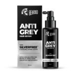 Beardo Grey Control Serum for Men, 50 ml | Also contains Amla + Methi + Rosemary + Brahmi + Bhringraj extracts for Hair Shine | Lightweight and Non-Sticky - Fast UK Delivery