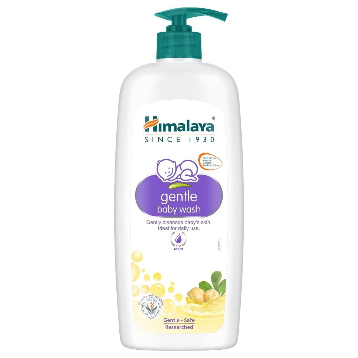uk71FWDyOKKTL-1-1.jpg Himalaya Gentle Baby Wash 600ml | No tears formula |with chickpea and Green gram| Cleansing baby's gentle skin - Fast UK Delivery - Image 1