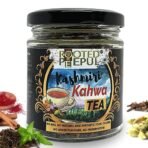 Rooted Peepul Kashmiri Kahwa Green Tea | With Pure Saffron and Rose Petals | All Natural Ingredients - Fast UK Delivery