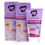 ORAAH Smooth n Sensitive Hair Removal Cream For Women | Natural Painless Removal For All Skin Types With Lavender -50G (Pack Of 2) - Fast UK Delivery