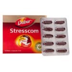 Dabur Stresscom - 10 capsules *12 strips - Fast UK Delivery