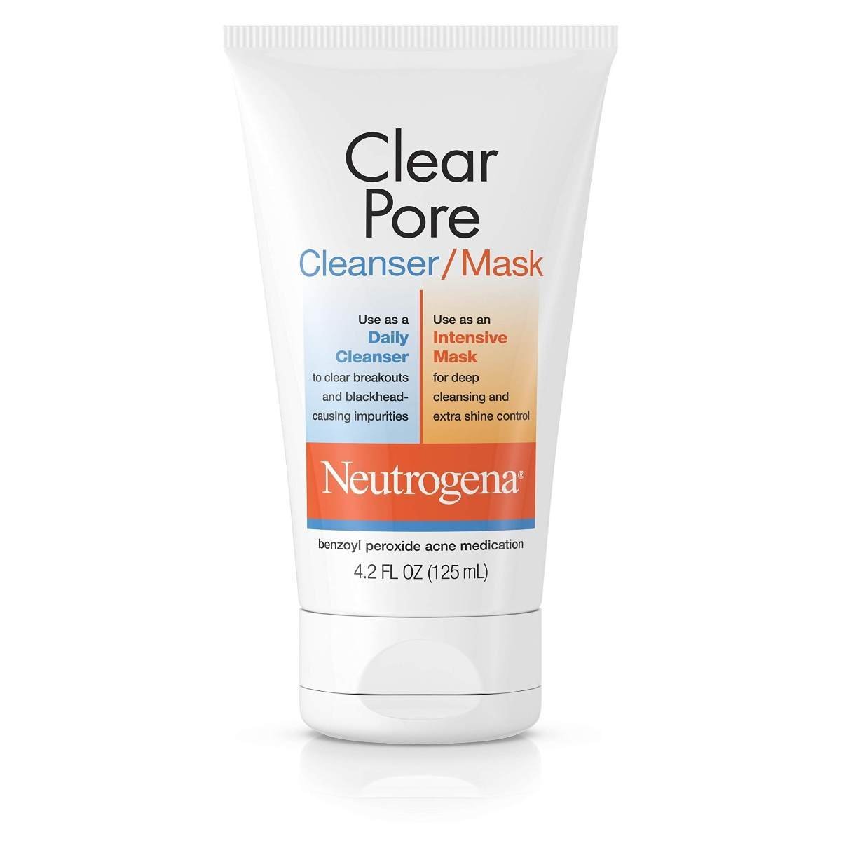 uk71GHtbSmfwL-1-1.jpg Neutrogena Clear Pore Cleanser/Mask, 124ml - Fast UK Delivery - Image 1