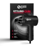 BEARDO Styling Gun Ultra Compact Hair Dryer | 1100 Watts Foldable Hair Dryer | 3 Heat 2 Speed Setting | Hair Dryer For Men | Travel Friendly | Stylish Matte Black Finish | Gift For Brother | Gift For Friends | Gift for Husband - Fast UK Delivery