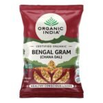 ORGANIC INDIA Rich in Proteins and Fiber Organic Bengal Gram Chana Dal - 500gm - Fast UK Delivery