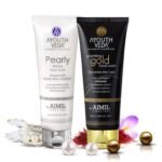 Ayouthveda Luxury Face Wash Combo For Brightens Complexion | Pearly Face Wash - 100ml | Gold Face Wash - 100ml - Fast UK Delivery