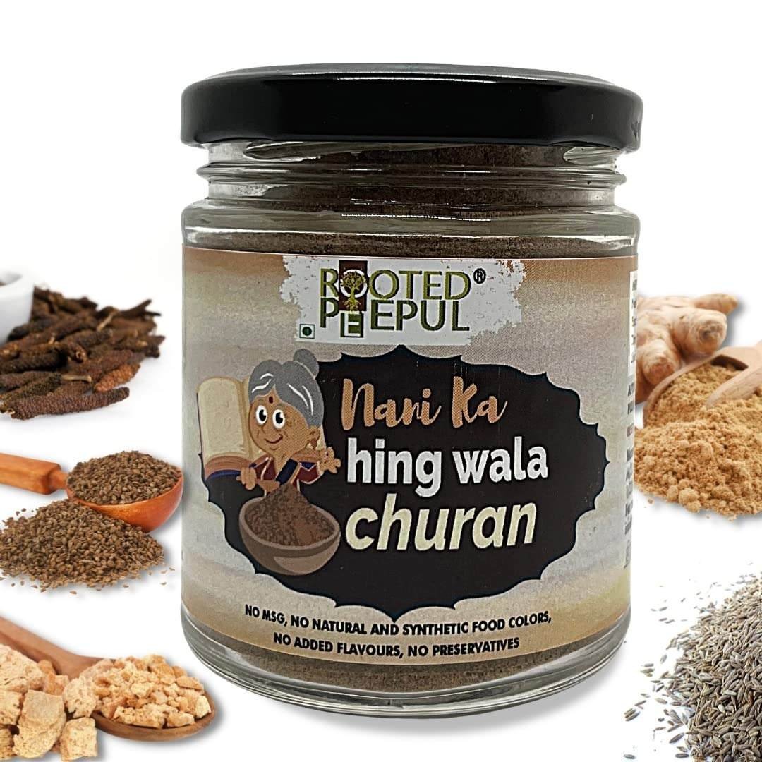uk71Gyl2aB9SL-1-1.jpg Rooted Peepul Nani ka Hingwala Churan | hazama churan 75GMS (1 PACK OF PACHAK Hingwala Churan) - Fast UK Delivery - Image 1