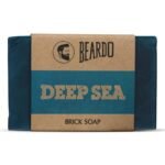 Beardo Deep Sea Brick Soap - 125G | With Energizing Oceanic fragrence | Brick Soap for Men | Natural ingredients like Aleo Vera | Deep Cleansing Handmade Soap - Fast UK Delivery