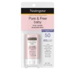 Neutrogena Pure & Free Baby Mineral Sunscreen Stick with Broad Spectrum SPF 50 & Zinc Oxide, Water-Resistant, Hypoallergenic, Paraben-, Dye- & PABA-Free Baby Face & Body Sunscreen, 0.47 oz" ) - Fast UK Delivery